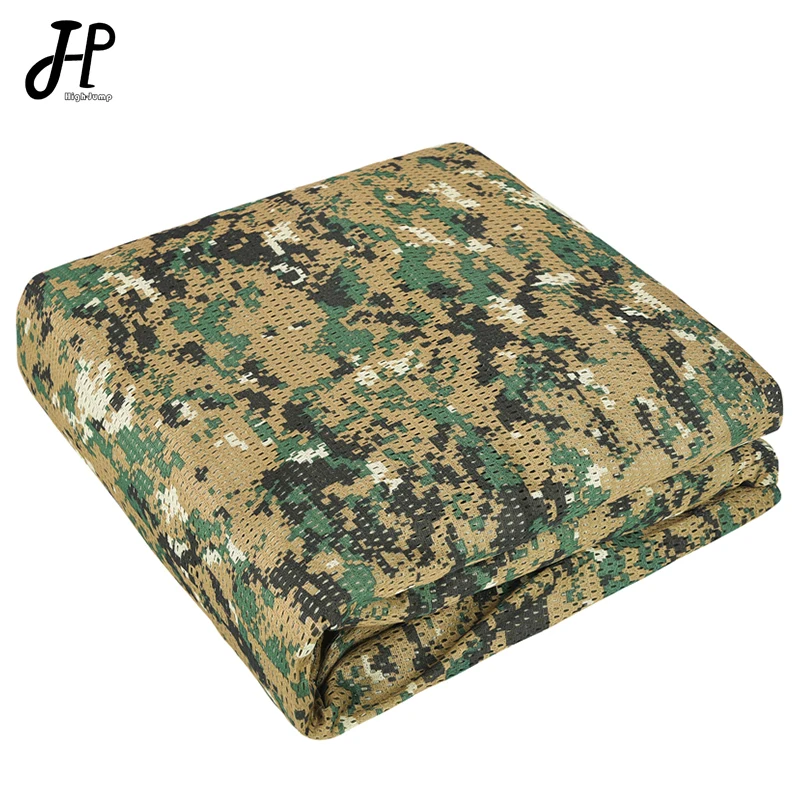 Military Camouflage Mesh Fabric Cloth Shade Net Camo-net Home Garden Decoration Fence Outdoor Shade Awning Cover 1.5M Wide