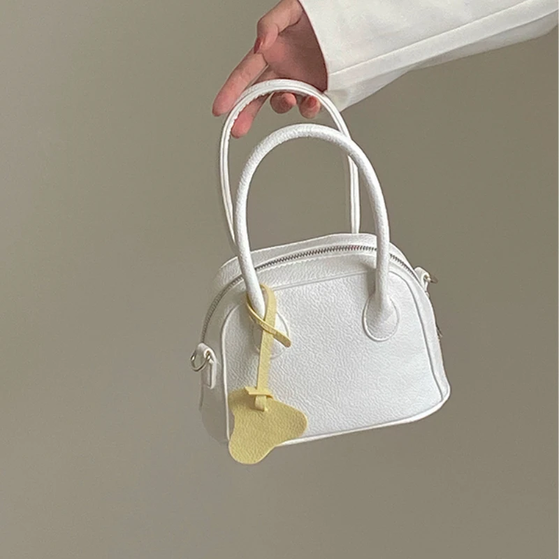 

Elegant Lychee Pattern Women Top-handle Bags Solid Color PU Leather Female Shoulder Crossbody Bags Fashion Ladies Purse Handbags