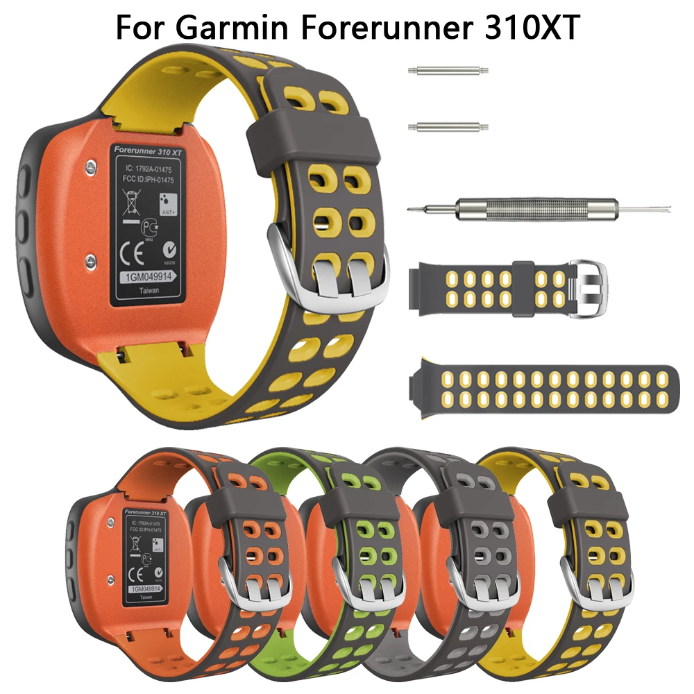 

Smar Watch Wristband Band For Garmin Forerunner 310XT Strap Bands Forerunner 310 XT Straps Silicone Bracelet Replacement Correa