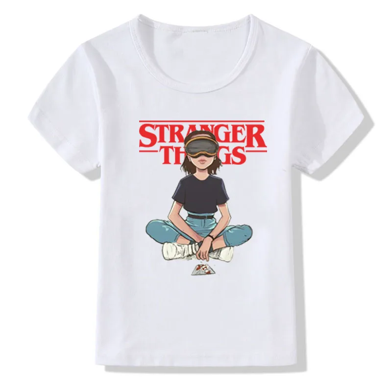 

Cool Pattern Children Stranger Things T Shirt Summer Child Harajuku T-shirts Cotton Boys Girls Short Sleeves Tee Tops Kids Gift