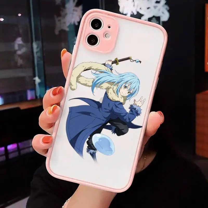 

Rimuru Tempest Phone Cases matte transparent For iphone 7 8 11 12 plus mini x xs xr pro max cover