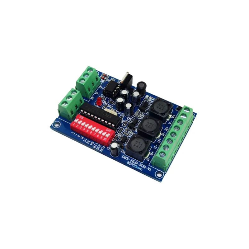 Декодер DMX512 DC5V 36V постоянный ток 350 мА 700 WS DMX HLB 3CH 350MA|Диммеры| |