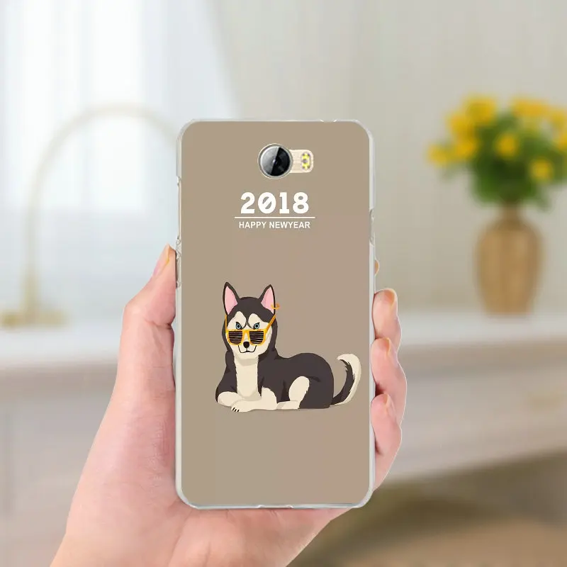 2018 счастливые новогодние мягкие тонкие Чехлы для телефона из термополиуретана