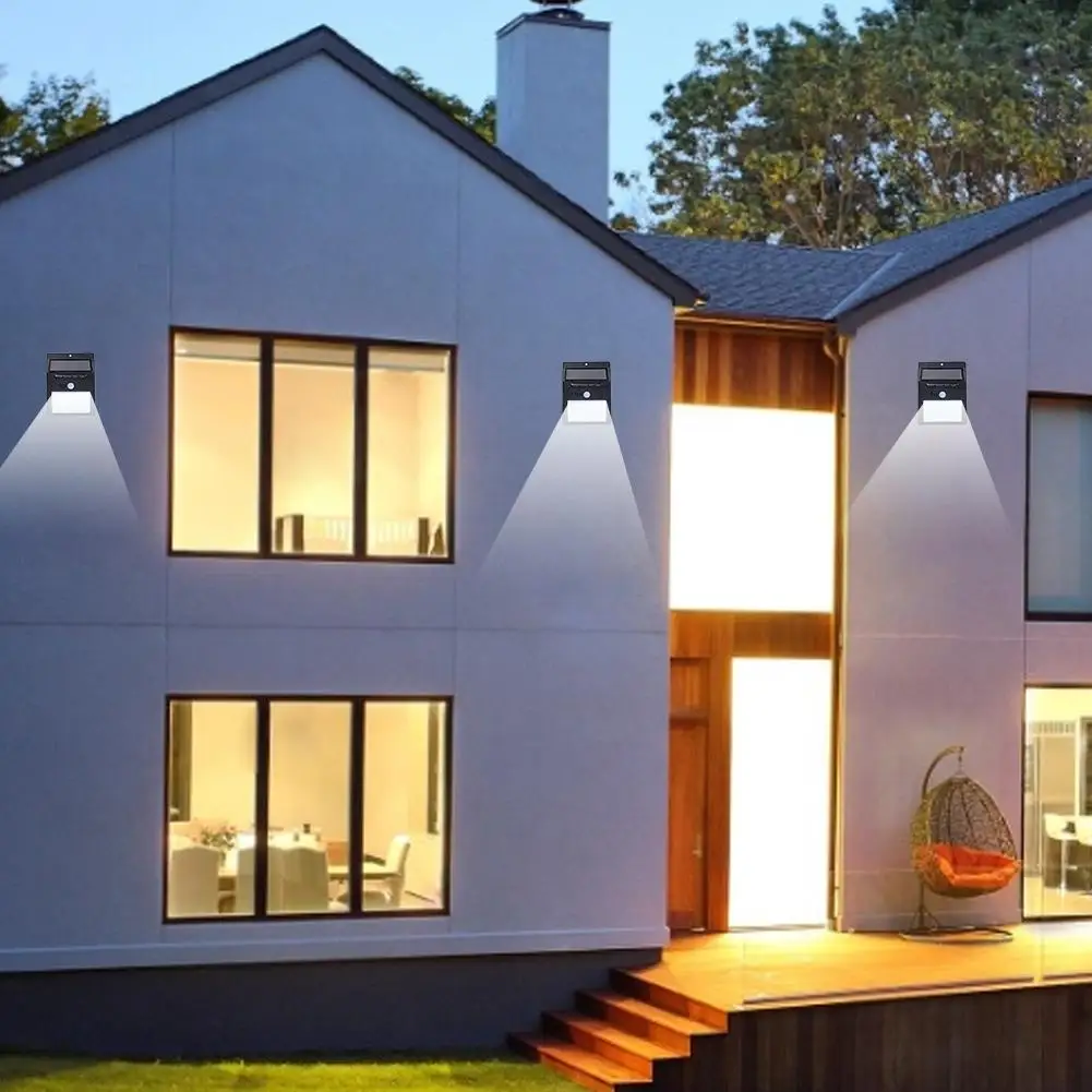 Солнечная лампа СВЕТОДИОДНАЯ Лампа PIR датчик движения настенный светильник