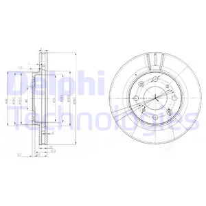 

DELPHI BG3794 DISK ON 02-04 JAZZ 1.2-1.4