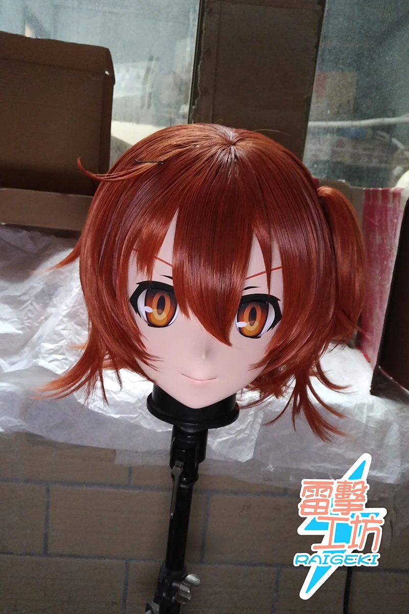 

(RAIGEKI MAKS 25) Resin 3/4 Head Female/Girl Kigurumi Anime Cosplay Masks Crossdress Japan Role Lolita Crossdresser DOLL BJD Cos