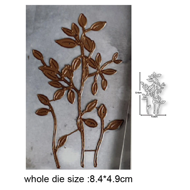 

Craft Dies wildflower leaf border Metal Cutting Dies Stencil Dies for DIY Scrapbooking Album Paper Cards Making Embossing Dies