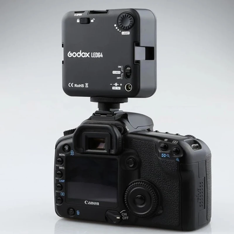 Светильник Godox LED 64 для камеры светильник s лампа видеокамеры Nikon Canon Sony |