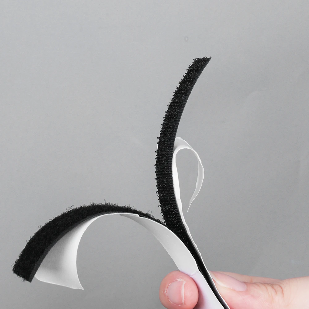 1 метр черный крюк и петля Magic Высокое качество нейлон Стикеры клей Disks16/20 Вт 30 50 мм