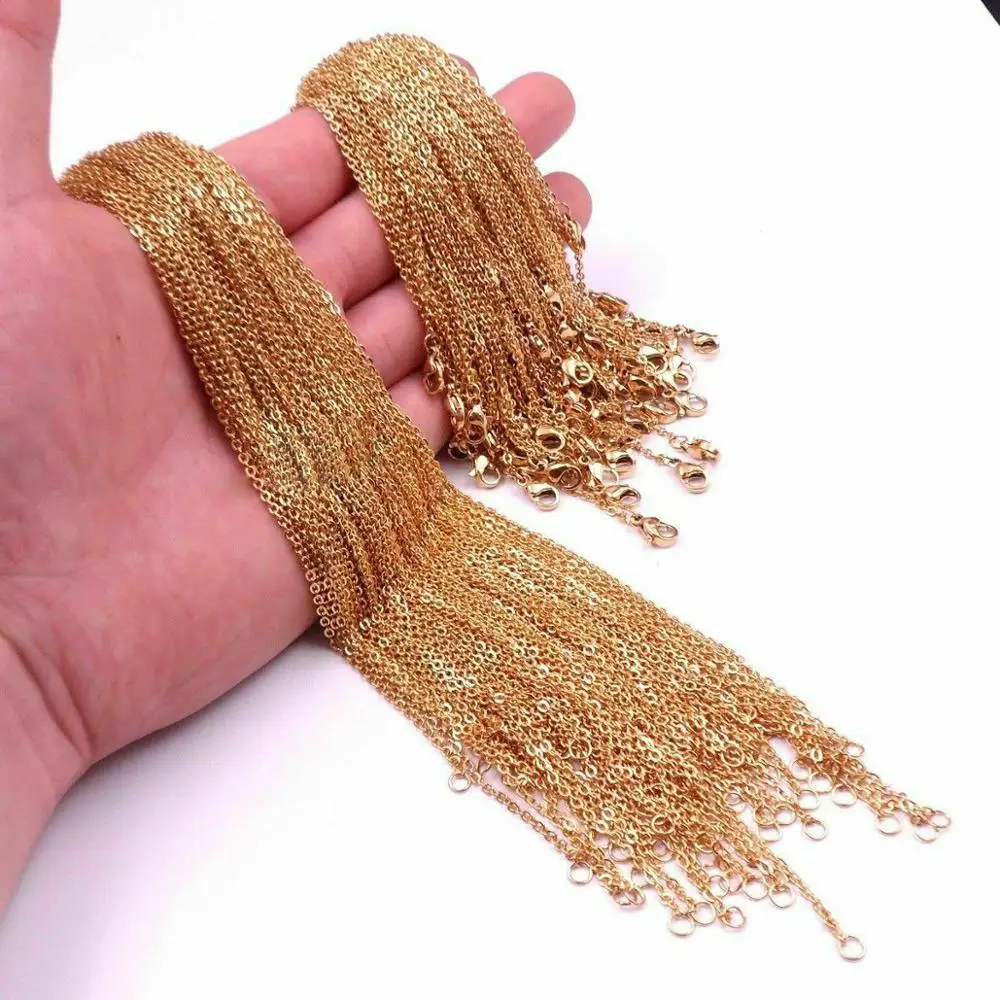 Цепочка из нержавеющей стали для мужчин и женщин 16-26 дюймов 1 5/2/2/3 мм | Украшения