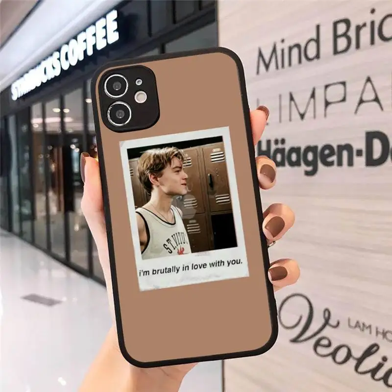 

Young Leonardo DiCaprio Phone Case Matte Transparent for iPhone 7 8 11 12 s mini pro X XS XR MAX Plus cover funda