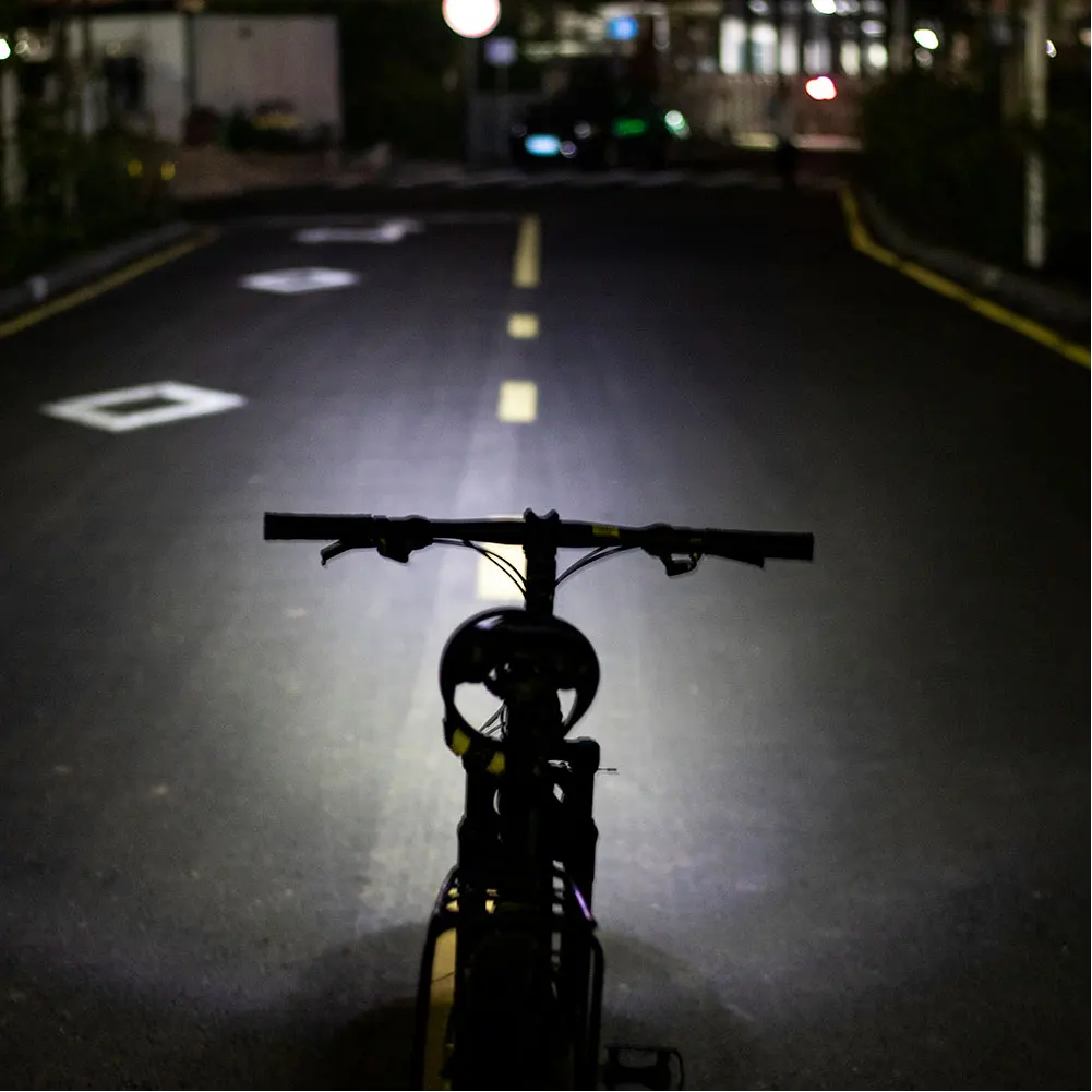 

E-Bike Headlight Electric Bicycle Light Group Headlight Horn Brake Taillight Steering Black Set Ciclismo Bicycle Accessories