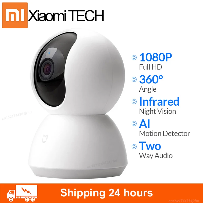 

Original Xiaomi Mijia 1080P Smart Camera IP Cam Webcam Camcorder WIFI Wireless 360 Angle Night Vision AI Enhanced Motion Detect