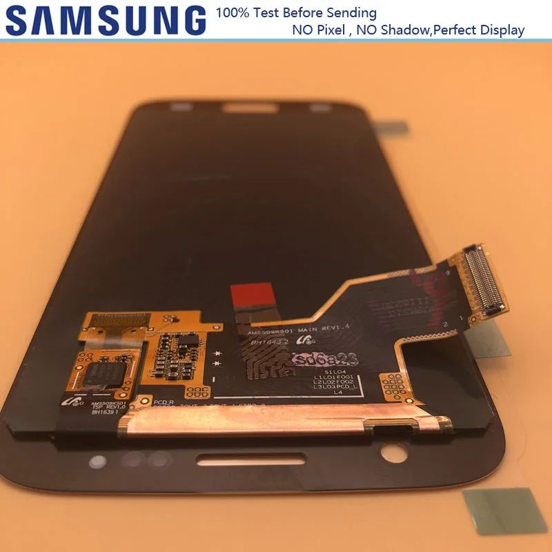 Без Buan-Shadow дисплей для SAMSUNG Galaxy S7 G930 G930A G930F G930V ЖК-дисплей кодирующий преобразователь сенсорного экрана в сборе