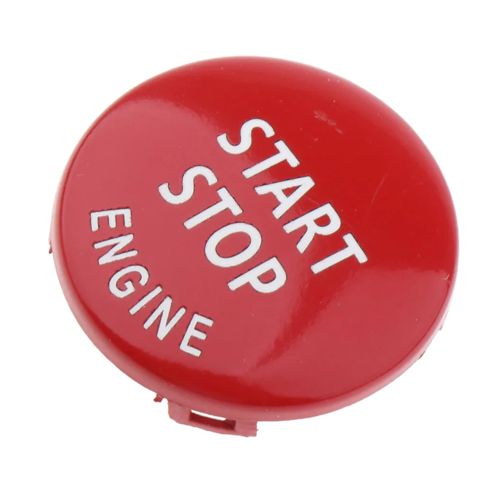 Авто углеродное волокно автомобильный Стайлинг кнопка запуска наклейка авто