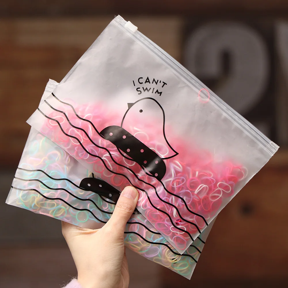 1000 детские одноразовые резинки для волос девочек эластичные держатель конского