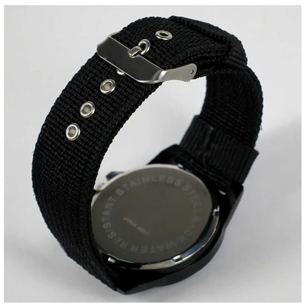 Модные швейцарские часы с нейлоновым плетеным ремешком военные Gemius повседневные