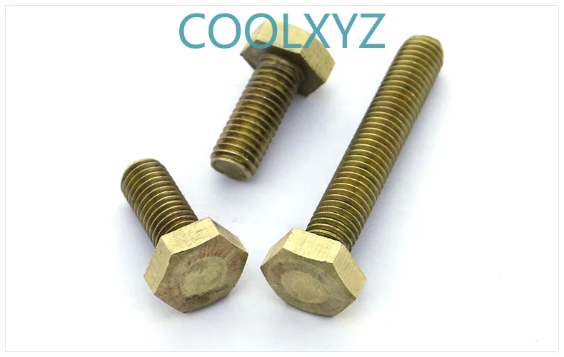 DIN933 оптовая продажа с фабрики охрана окружающей среды медный шестигранник Болт