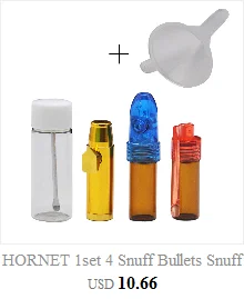 HORNET 1 шт. металлическая плоская/точечная пуля ракета нюхательный снортер нюхатель плоская/точечная кончики рта нюхательный цвет случайный