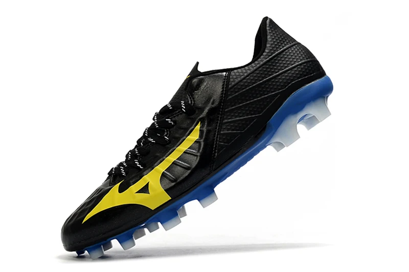 Мужские кроссовки Mizuno Creation Rebula 3 FG уличная спортивная обувь черные/желтые Размер