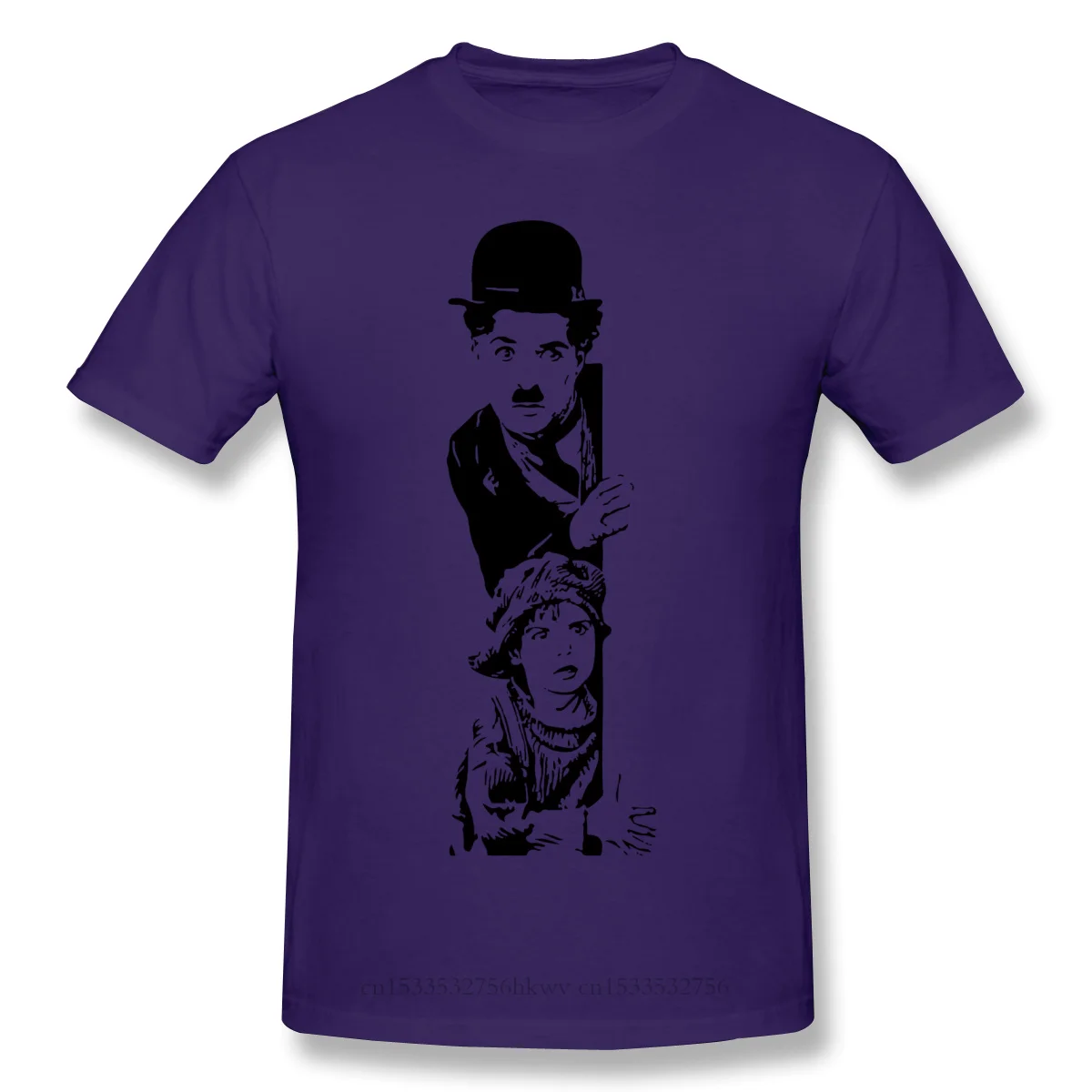 Футболка для мужчин Charlie Chaplin Премиум 100% Хлопок Dark City John Murdoch Inspector Frank Bumstead Suspense Movie