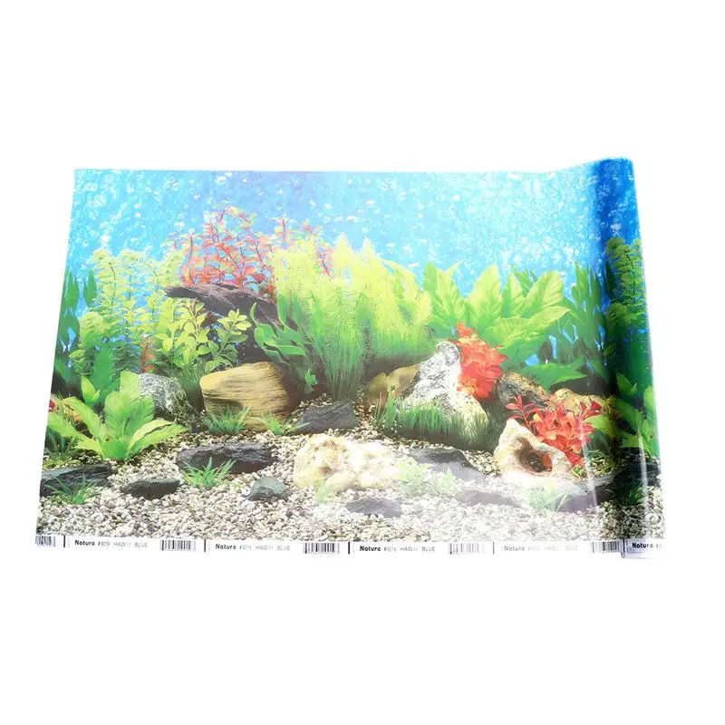 1 шт. аквариумный фон постер Ландшафтные украшения односторонние Подводные обои
