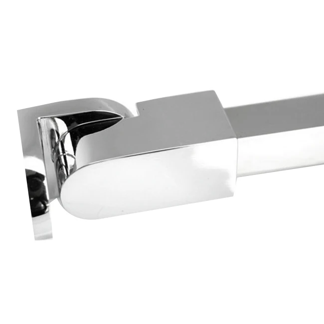 

Chrome Frameless Shower Door Fixed Wall Panel Wall-To-Glass, Glass-To-Glass Support Bar Clamp for 1/4 Inch To 3/8 Inch 10Mm Thic