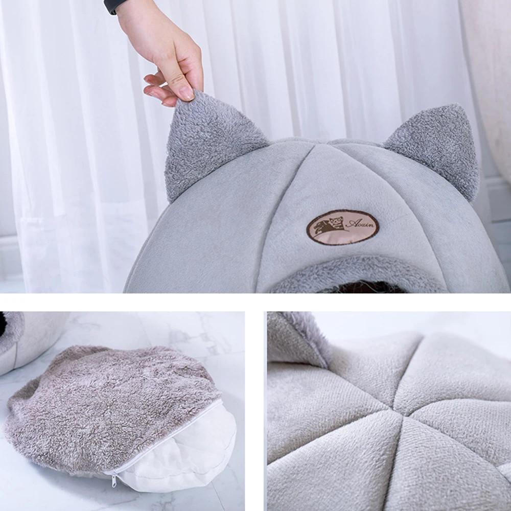 

Cat Mat New Deep Sleep Comfort In Winter Cat Bed Little Mat Basket For Cats House Products Pets Tent Cozy Cave Beds Indoor