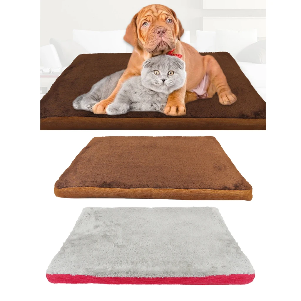

Pet Warm Mat Pad Soft Cotton Dog Bed Comfort Mat Washing Machine Washable