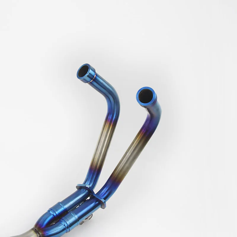 Выхлопная система мотоцикла головка передняя петля синяя трубка для YAMAHA R3 YZF R25 2014