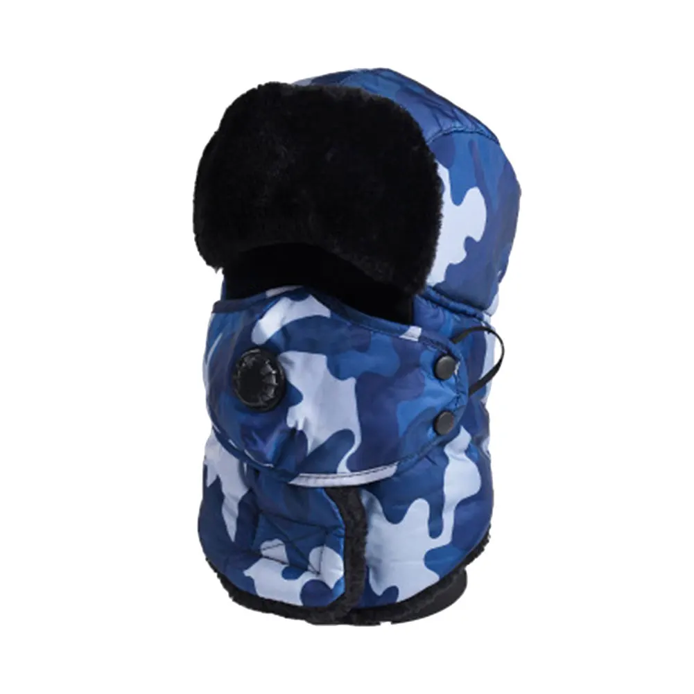 Зимние теплые шапки-авиаторы с ушами зимняя Балаклава для мужчин и женщин