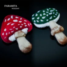Faramita праздничный лес ядовитый Mashroom ручной работы для женщин и