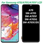 Оригинальный ЖК-дисплей 6,7 дюйма с рамкой для Samsung Galaxy A70 2019, ЖК-дисплей с сенсорным цифровым преобразователем для замены экрана
