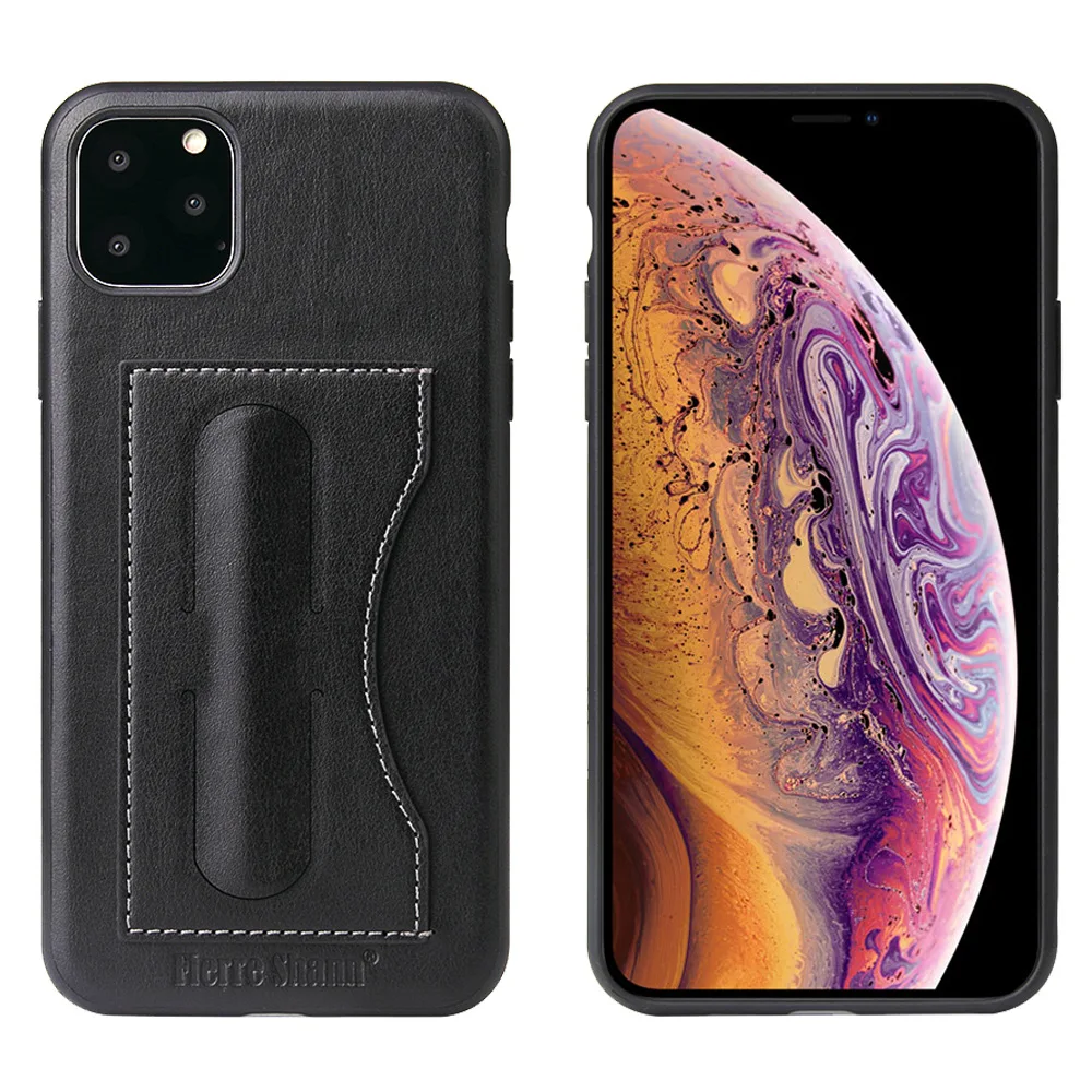 Чехол-накладка для iPhone 11 Pro Max 4 вида цветов 5 8 6 1 из искусственной кожи с отделением