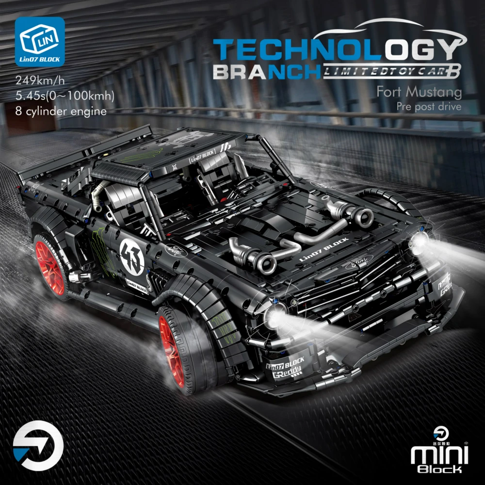 Экспертные творческие идеи высокотехнологичный город Lin 0014 Ford Mustang SUV RSR