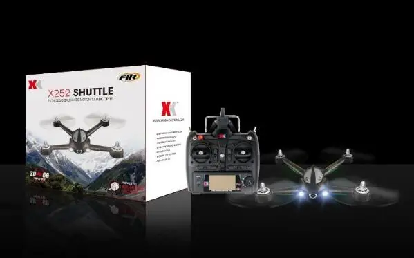 Радиоуправляемый квадрокоптер XK X252 5 8G FPV с широкоугольной HD-камерой 720P и