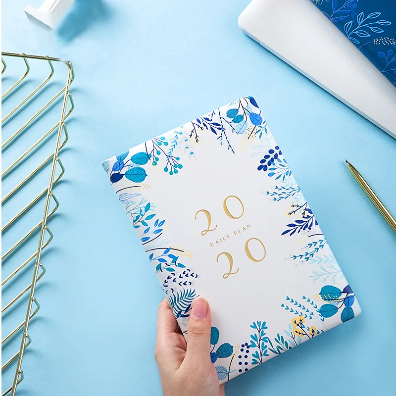 Agenda 2020 планировщик Органайзер A5 блокнот PU Обложка Блокнот Дневник Еженедельный