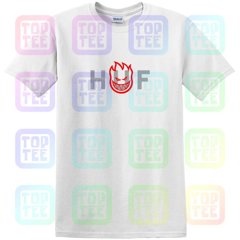 Уличная одежда HUF World SPITFIRE OG футболка с логотипом белая футболка для скейтборда мужская осень