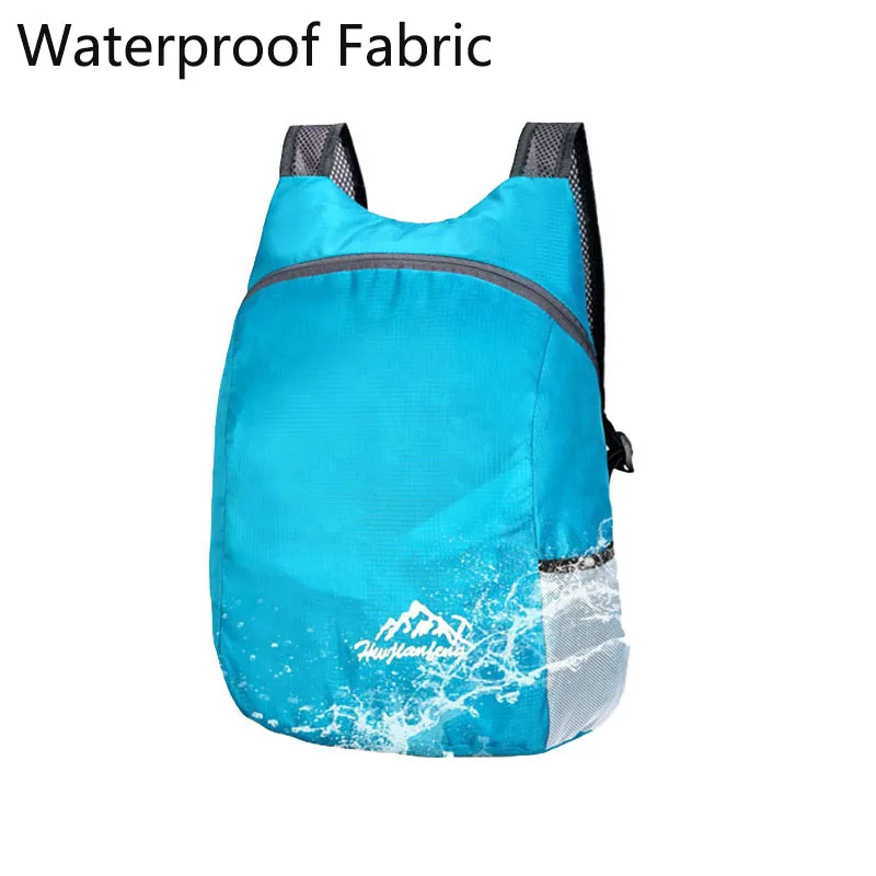 Легкий рюкзак 15 л складной ультралегкий уличный водонепроницаемый дорожный для