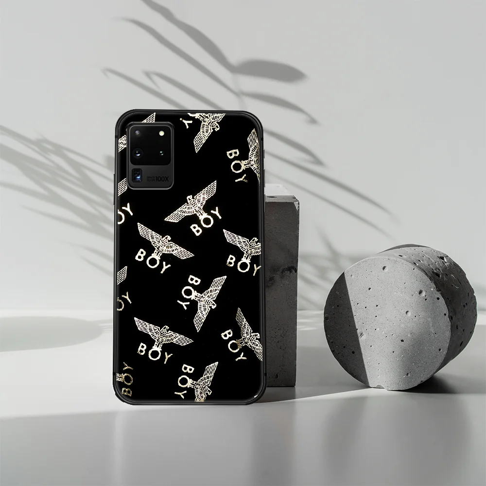 

Fashion luxury brand Phone Case Cover Hull For Samsung Galaxy S 7 8 9 10 e 20 FE edge uitra plus Note 9 10 20 black Etui Soft