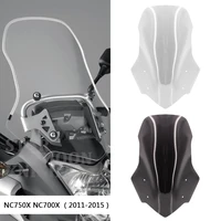 motorcycle windscreen windshield deflector protector motorcycle wind screen moto for honda nc700x nc750x 2011 2015 2014 2013