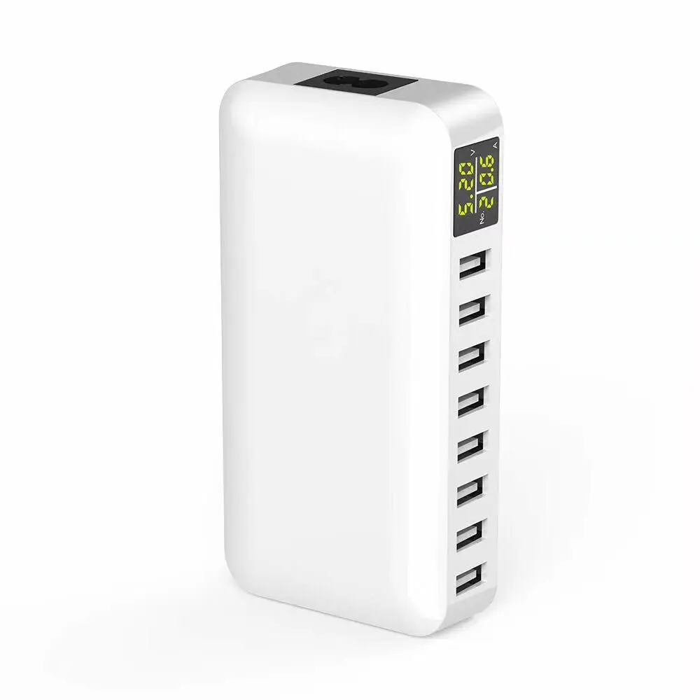 Зарядная Станция AIXXCO с несколькими USB портами зарядная станция 8 и ЖК дисплеем