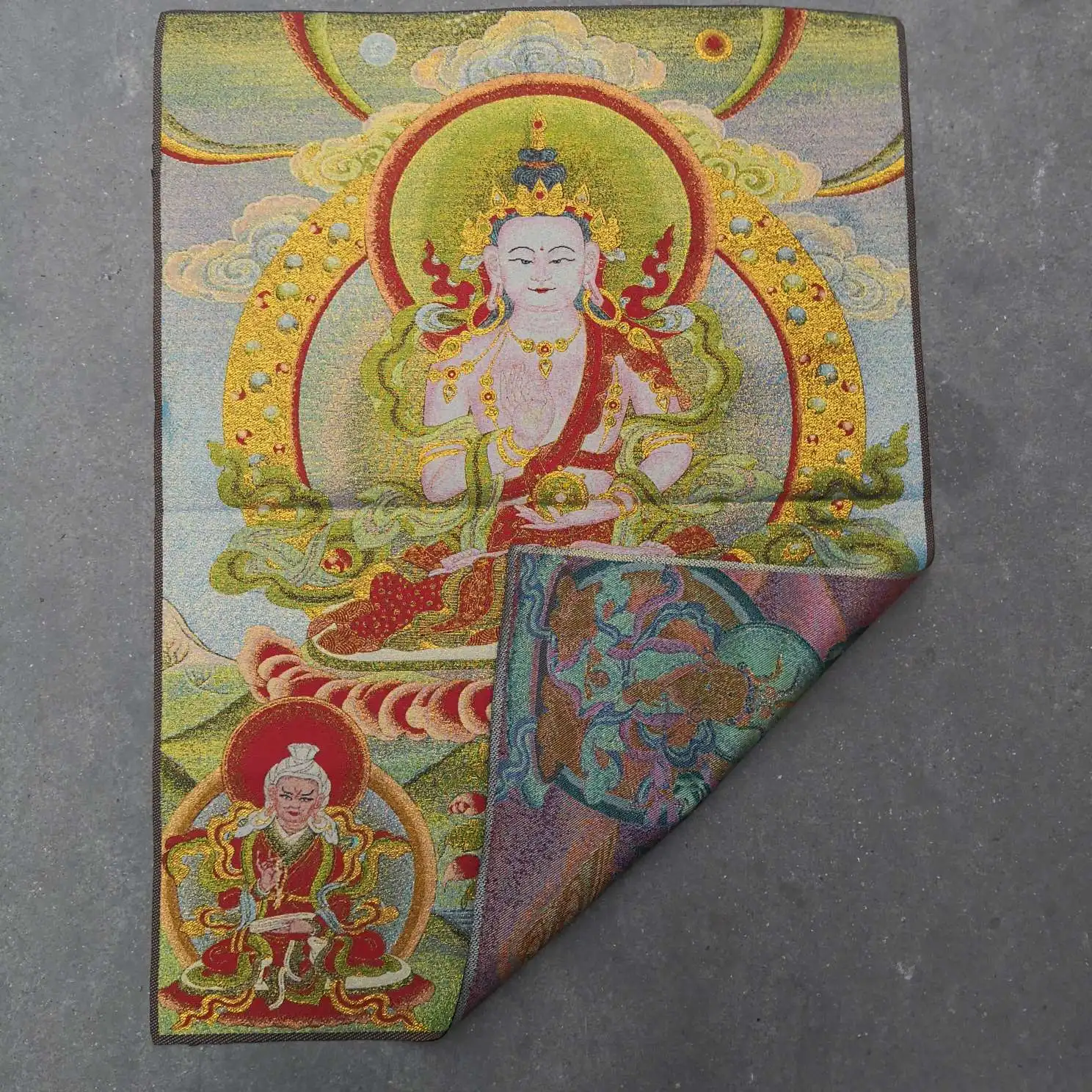 

Thangka Tibetan Buddha Dari Tathagata Brocade Embroidery