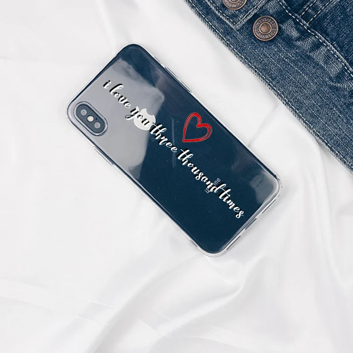 Прозрачный чехол Love для iphone 7 8 6 6S Plus, чехол для Apple iphone XR X XS Max 6 s 5 5S se 5 s 11 Pro Max, чехол
