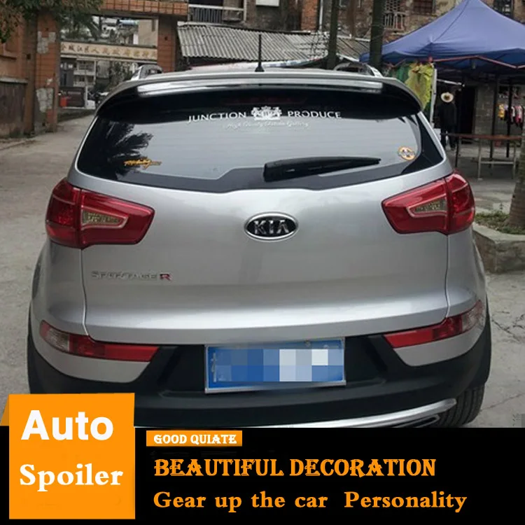 Для Kia Sportage спойлер 2011 2017 хэтчбек ABS Материал заднее крыло автомобиля праймер цвет