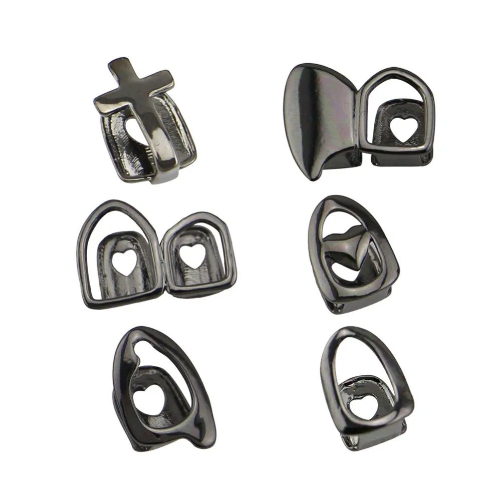 Punk Gold Silver Teeth Grillz Top Bottom Grills Dental Mouth Teeth Caps Cosplay Party Tooth Rapper Jewelry Gift Hip Hop