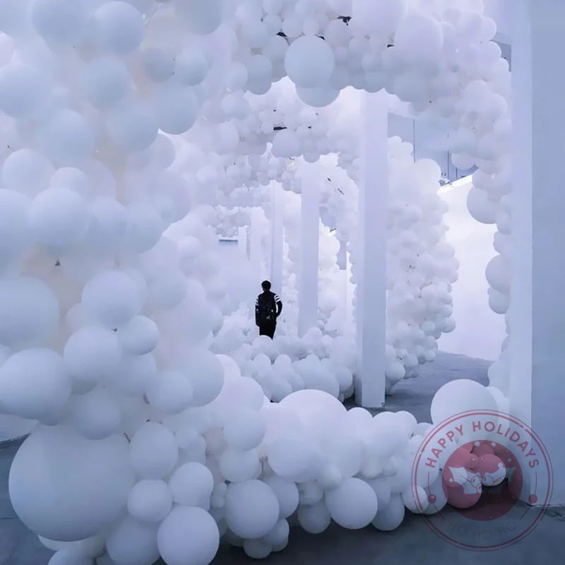 

5-36inch big white balloon thickened latex balloons wedding proposal Valentine's day birthday party deco inflatable helium balon