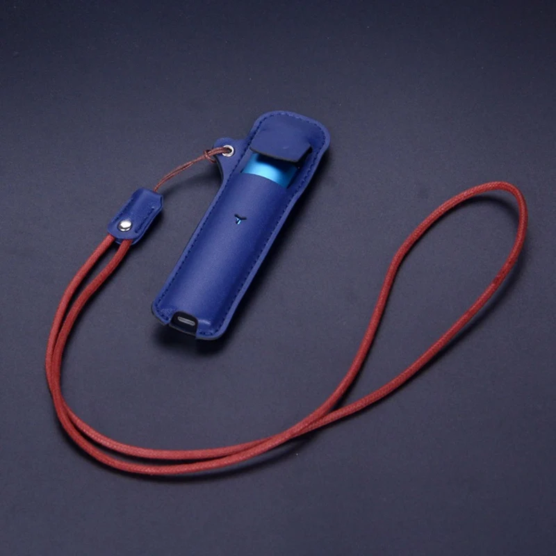 

Leather Vape Pod Storage Case Lanyard Carrying Pocket Case Bag For yooz Vape Pen Small Box Electronic Cigarette Accessories