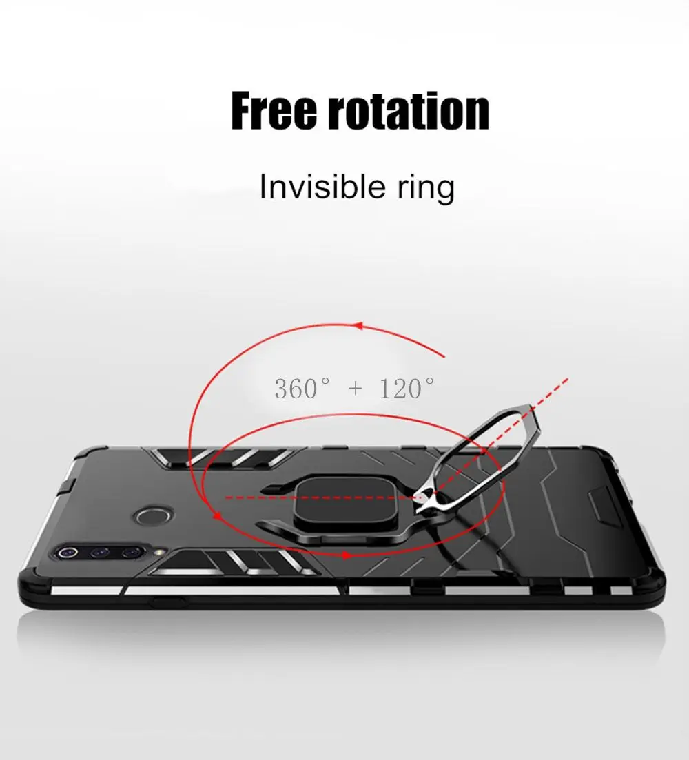 OUDINI для Samsung Galaxy M31 чехол роскошное кольцо задняя крышка подставка броня