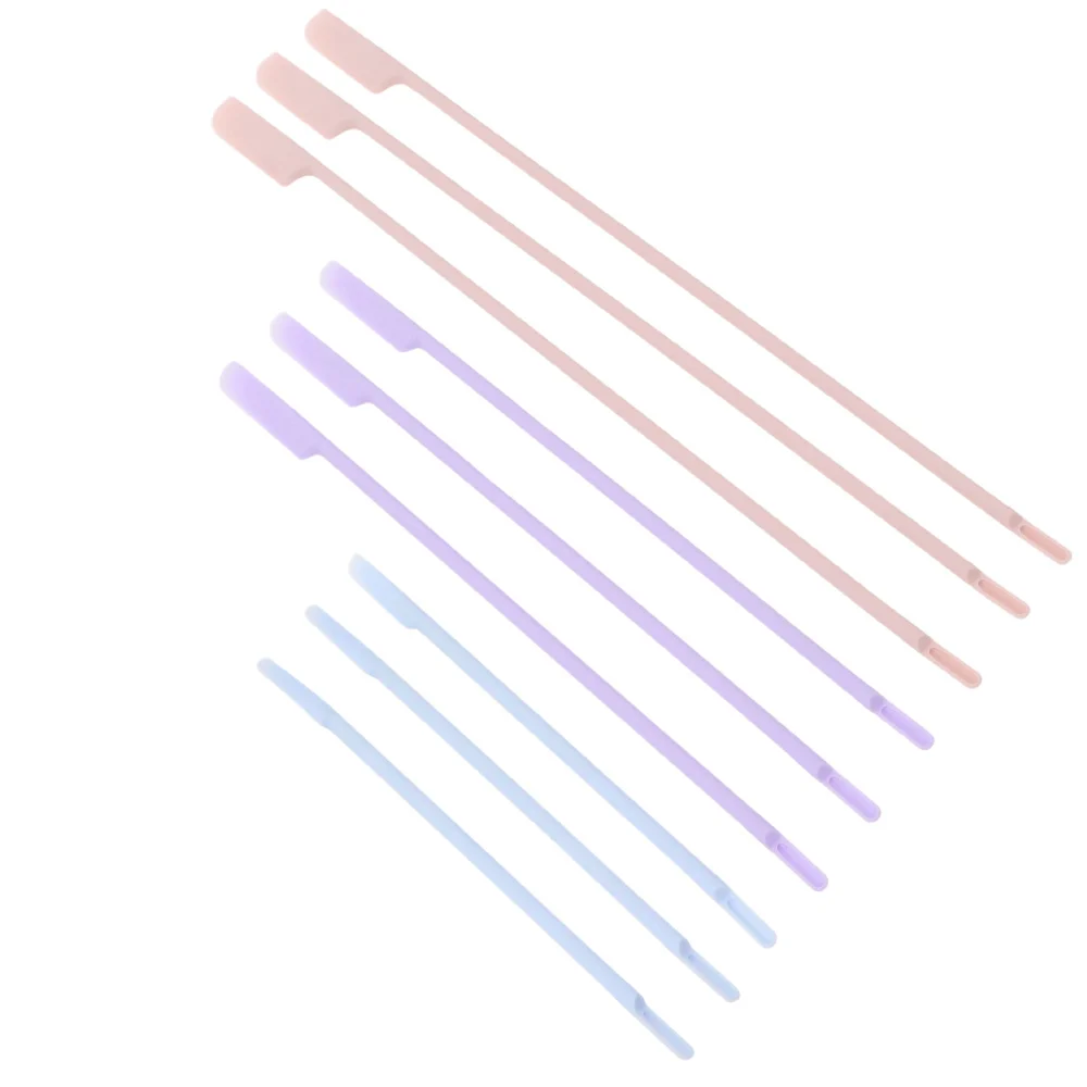 

9pcs Beauty Spatula Cosmetic Tools Scraper Silicone Reusable Makeup Spatula